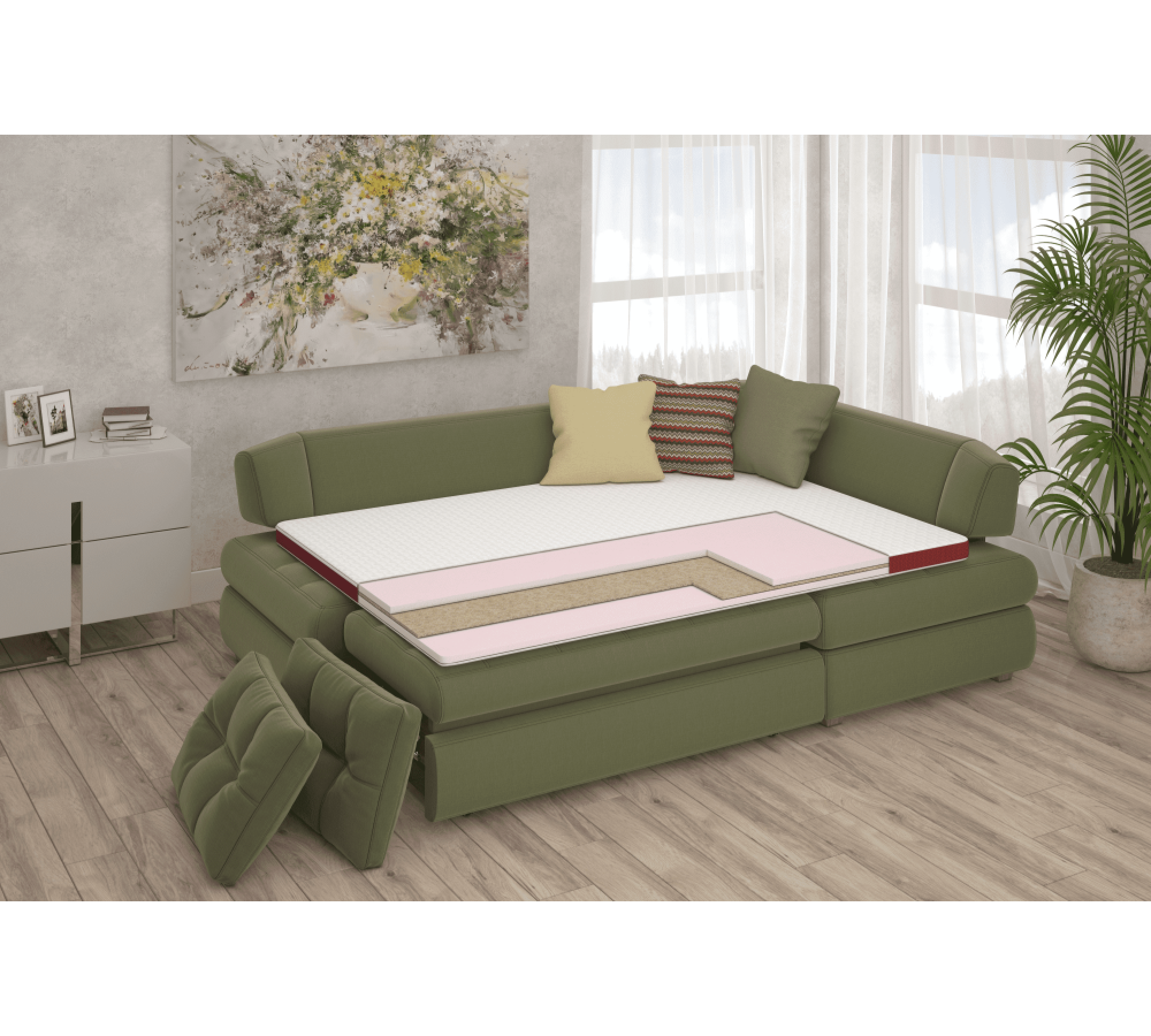 Матрац Topper Flip GRANAT Cocos / Топпер ГРАНАТ Кокос