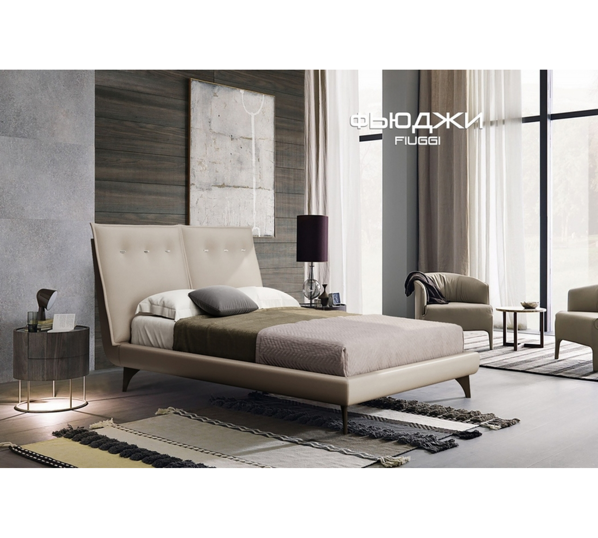 Ліжко Фьюджи GreenSofa